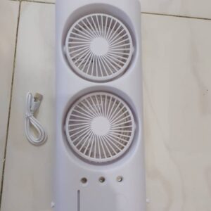 پنکه مه پاش دو فن بخور سرد چرخشی مدل DOUBLE-ENDED SPRAY FAN XL607