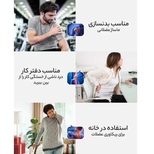 ماساژور حرفه‌ای رنفو آمریکا مدل C003H: تجربه‌ای بی‌نظیر از آرامش