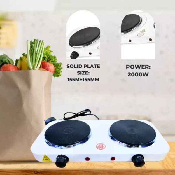 اجاق برقی دو شعله یونیک 2000W مدل LP777N