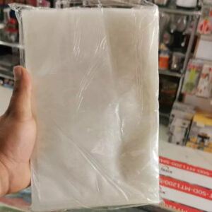 پلاستیک پرس وکیوم آجدار سایز 17.25سانتی متر مواد غذایی بسته 100تایی جنس خارجی