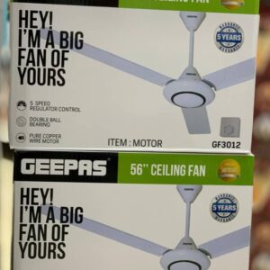 پنکه سقفی جی پاس موتور بزرگ مدل GF3012