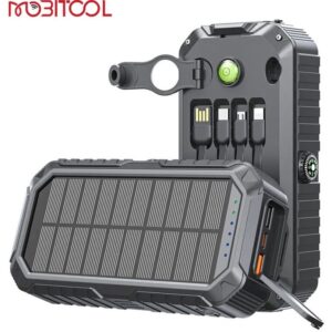 پاوربانک خورشیدی گرین مدل GL-PX15 ظرفیت ۲۰ هزار میلی‌آمپر