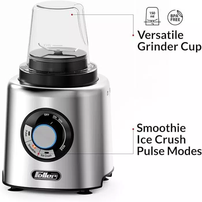 مخلوط کن و آسیاب فلر تیغه تیتانیوم مدل ۱۲۰۰